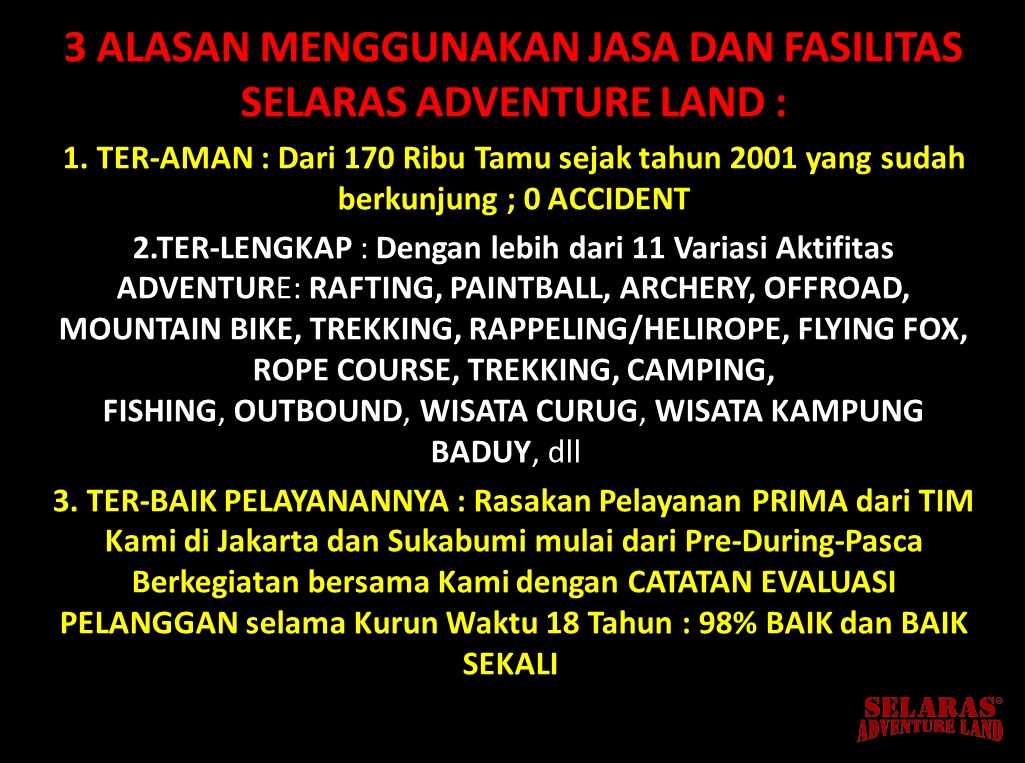 arung jeram terbaik di indonesia