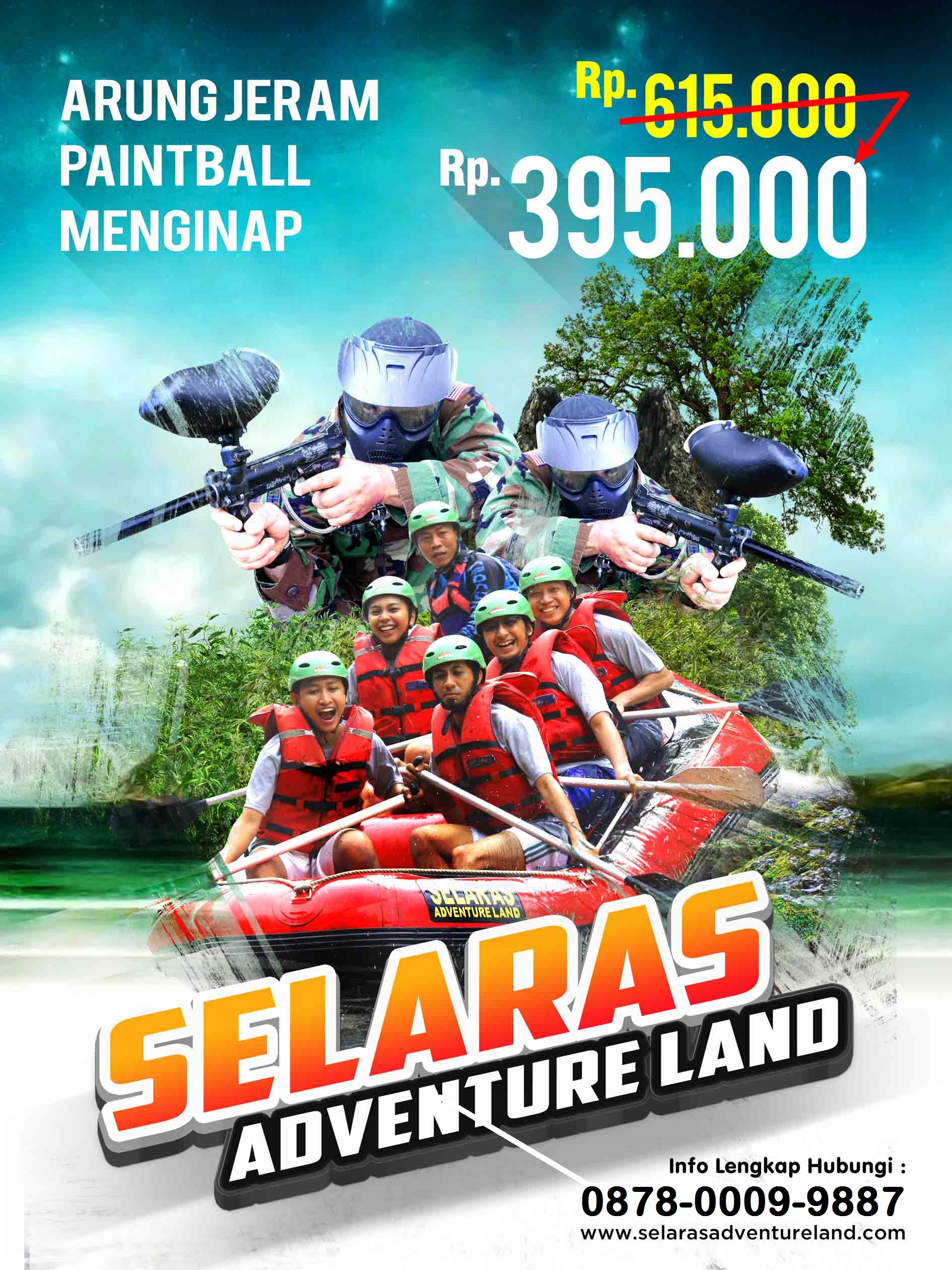 paket arung jeram murah